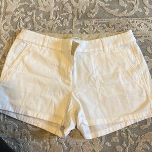JCrew white shorts